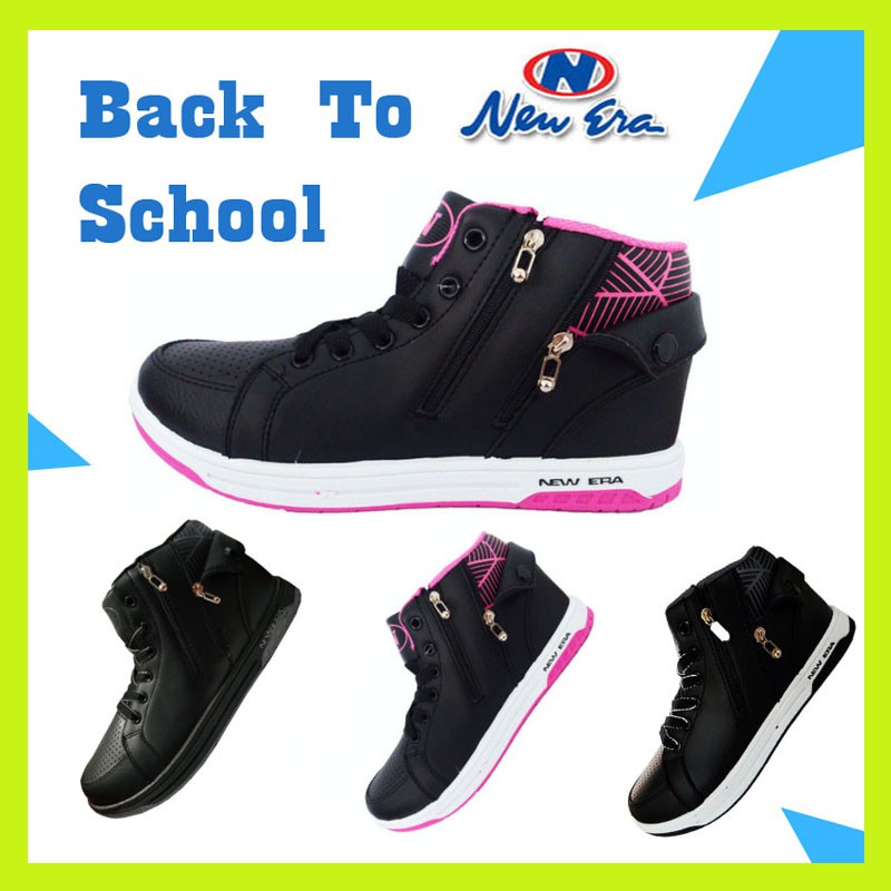 s SEPATU NEW ERA TUSCANY SEPATU SEKOLAH SEPATU HITAM