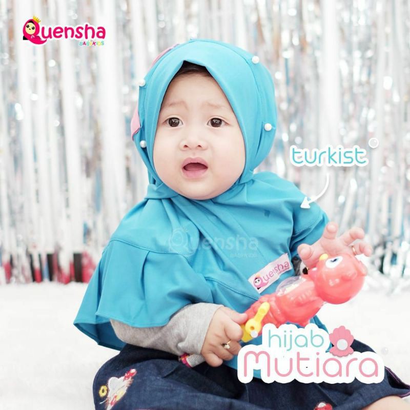 Hijab mutiara by. quensha baby kids