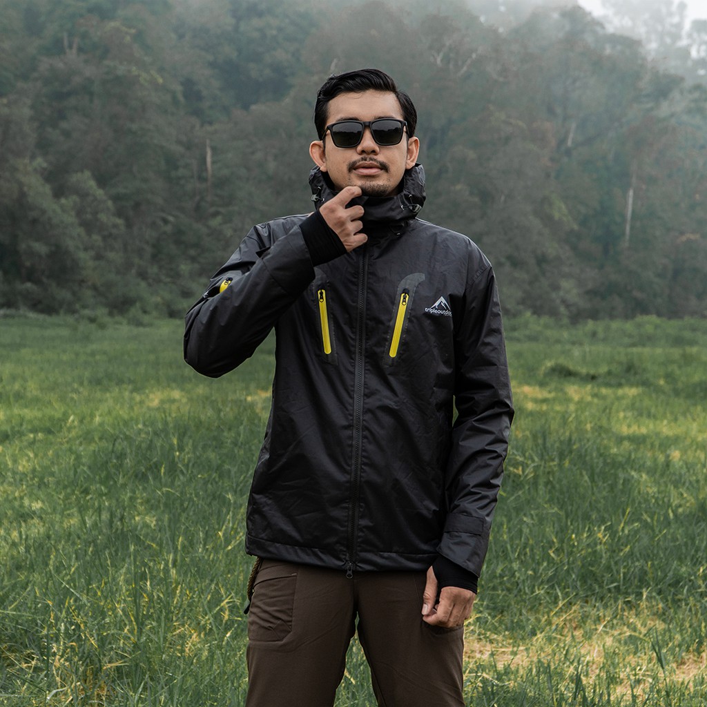 Jaket Triple GoreTex packlite active jacket - Jaket Waterptoof  Windproof - Jaket triple summit