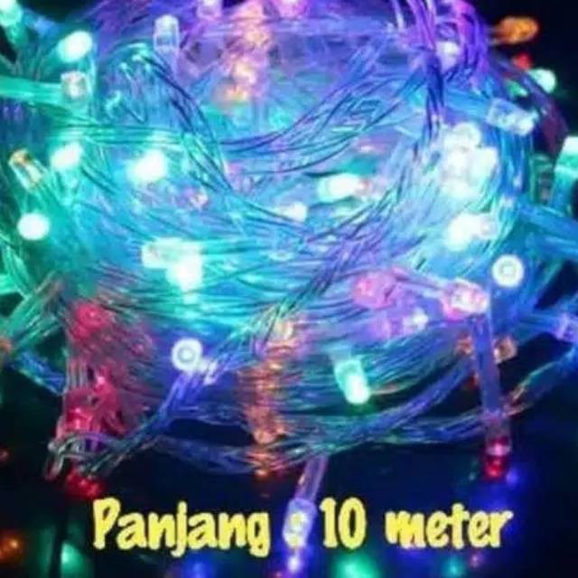 lampu natal LED Warna RGB Twinkle Light Hias pohon / dinding