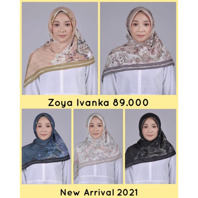 Zoya ivanka scarf segi empat