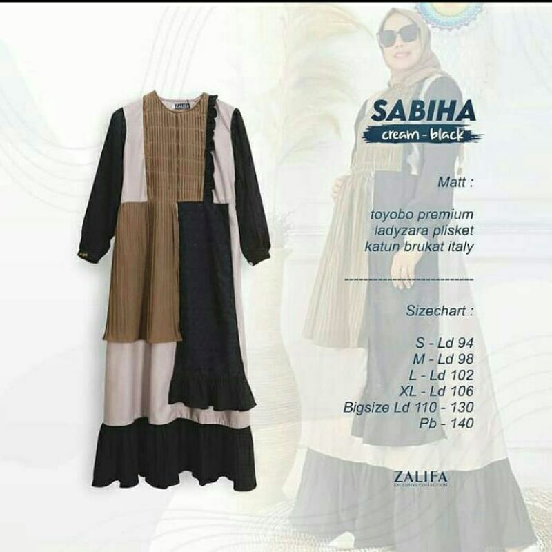 DRESS SABIHA BY ZALIFA