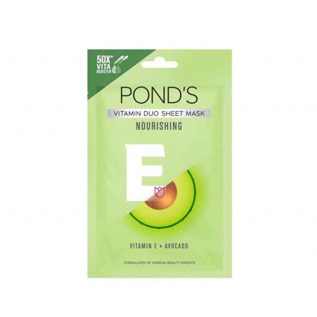 [GROSIR] PONDS duo vitamin sheet mask Vit E + Avocado