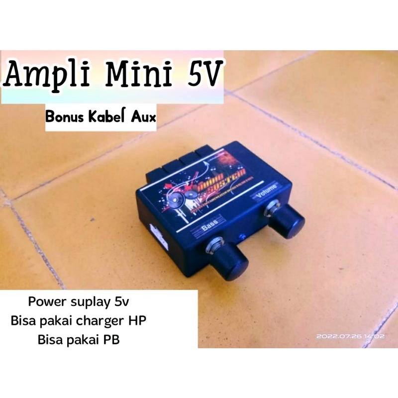 Ampli Mini 5v (Vol_Bass) in.Aux