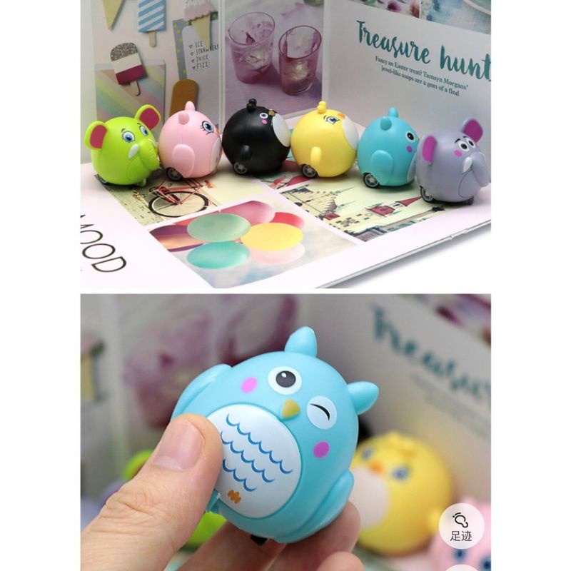 Mainan Anak Mobil Hewan Mobilan Bentuk Binatang Bentuk Hewan Lucu Pull Back / Mainan Lucu Tarik Mundur MURAH-2