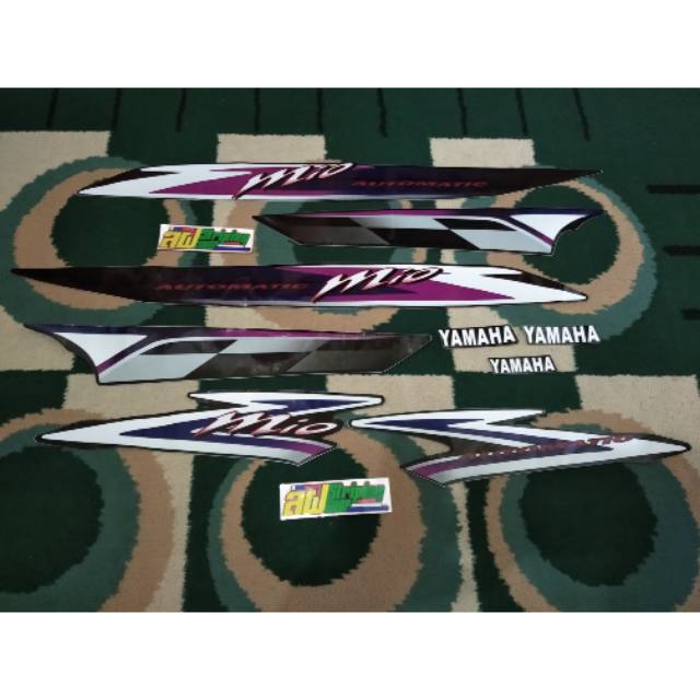 Striping mio sporty 2004 body hitam