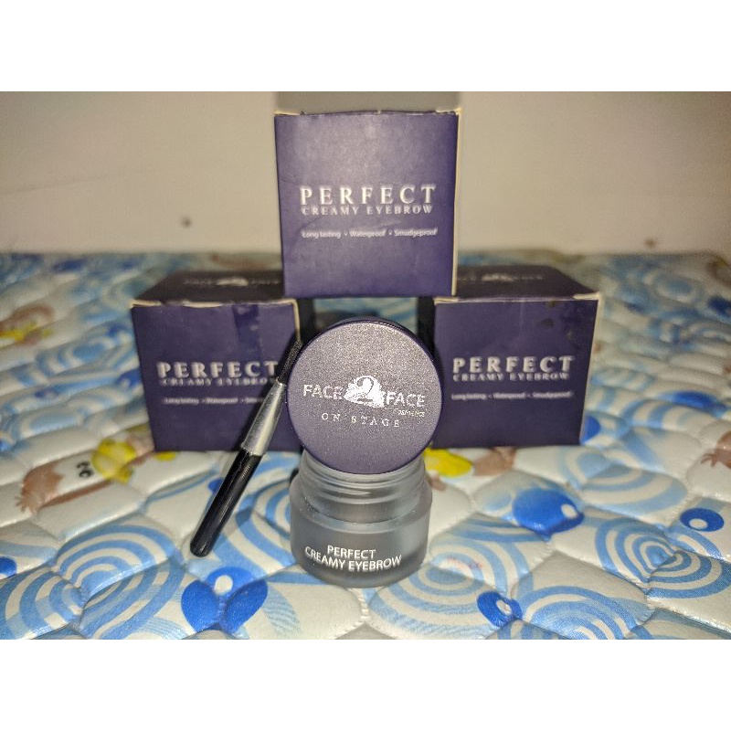 FACE2FACE ON STAGE PERFECT CREAMY EYEBROW DeepGrey