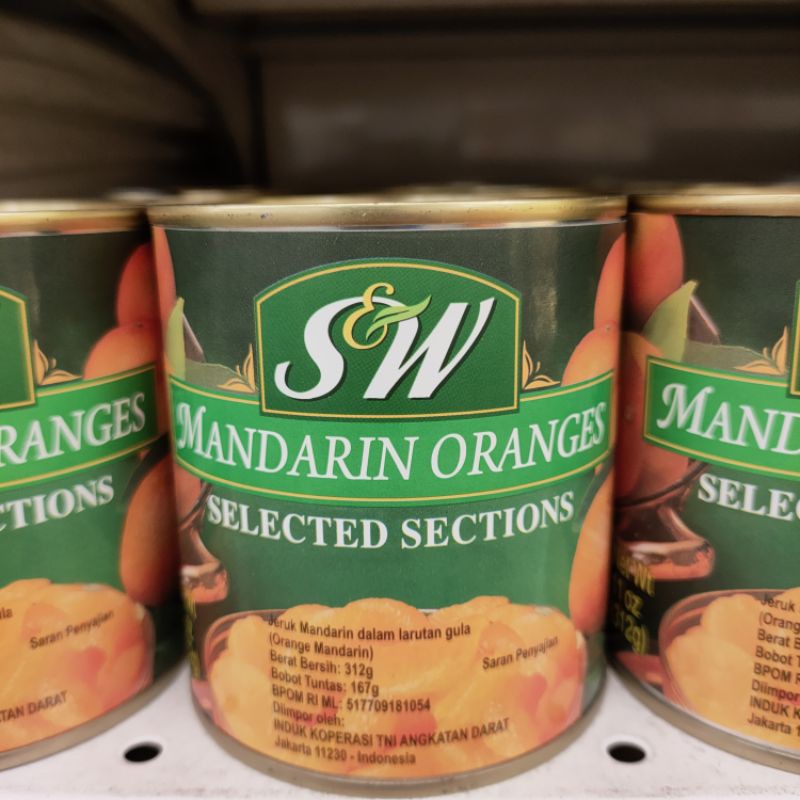 

S&W MANDARIN ORANGE SELECTED SECTION 312GR KALENG