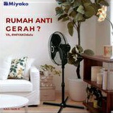 Stand fan miyako kaki silang KAS 1606X / 1606 X kipas angin 16&quot;