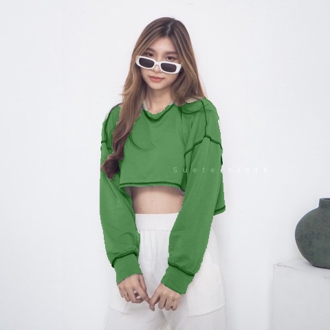 Patrick Top - Atasan Crop Top Blouse Wanita | CROP TOP KOREAN FASHION