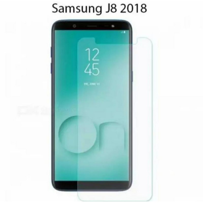 Samsung J6 2018 J8 2018 tempered glass anti gores kaca bening