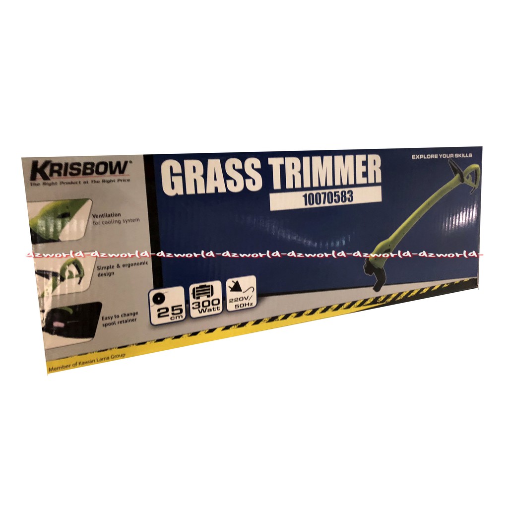 Krisbow Grass Trimmer Electric Alat Potong Rumput Listrik Mesin Potong Rumput