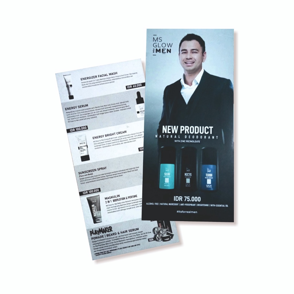 Brosur / Katalog Produk MEN MS Glow
