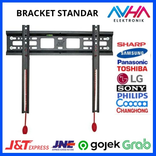 BRACKET TV BRAKET TV BREKET TV NB  SLIM IMPORT FOR 40 42 43 50 55 58 INCH