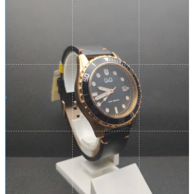 [COD] JAM TANGAN PRIA Q&Q QnQ QQ ANALOG STRAP KULIT HITAM  A172J112Y ORIGINAL GARANSI KADO TERBARU