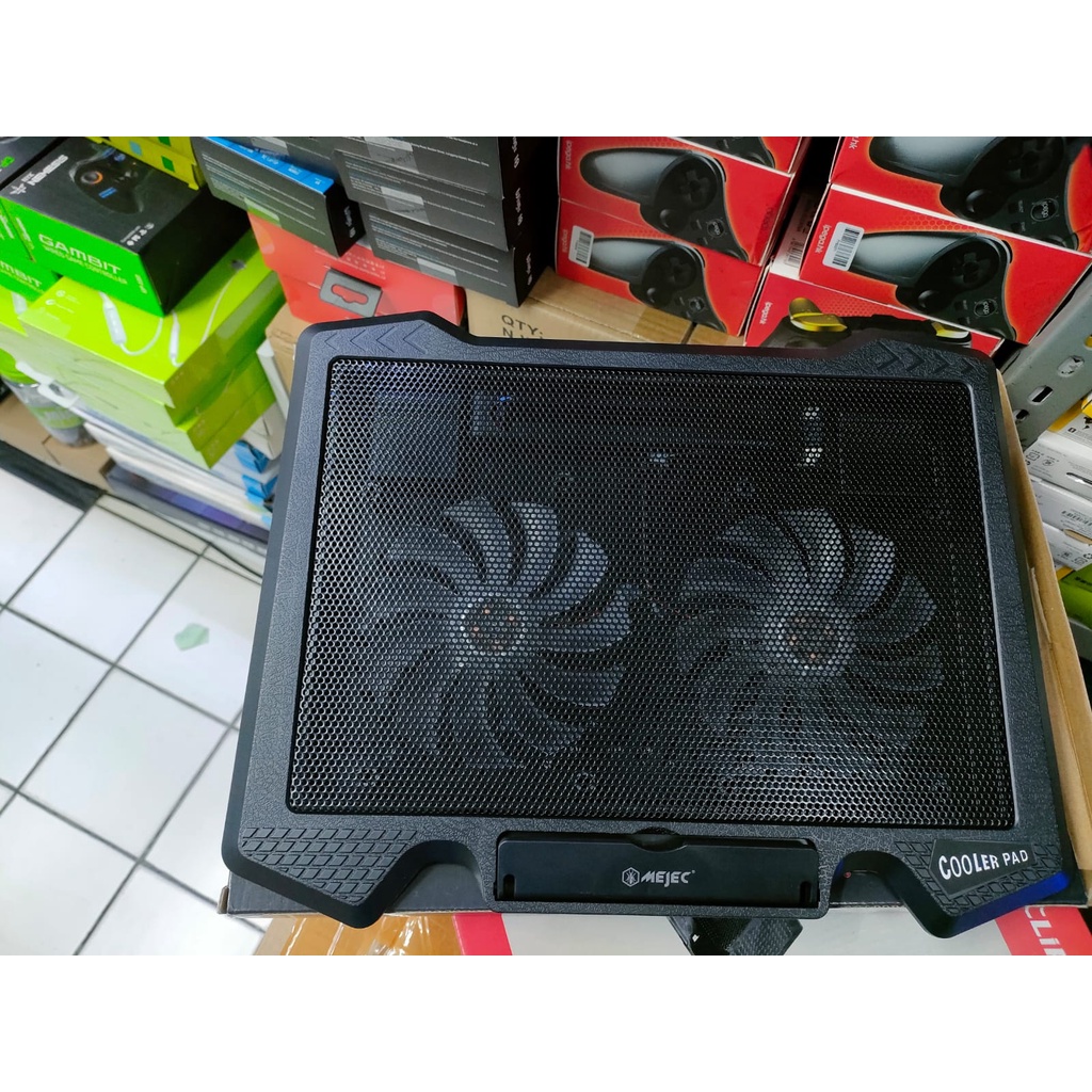 Cooling Pad Kipas Pendingin Laptop Notebook Macbook Stand Dudukan 2Fan