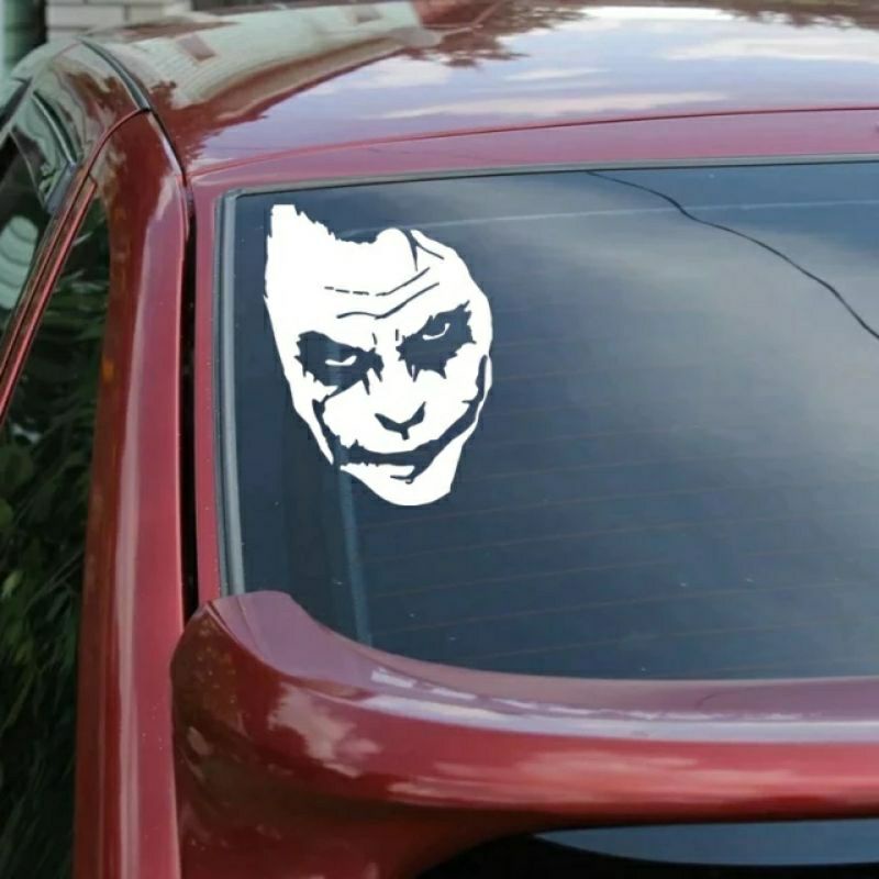 stiker Joker, stiker Cutting Joker, stiker mobil, motor , laptop