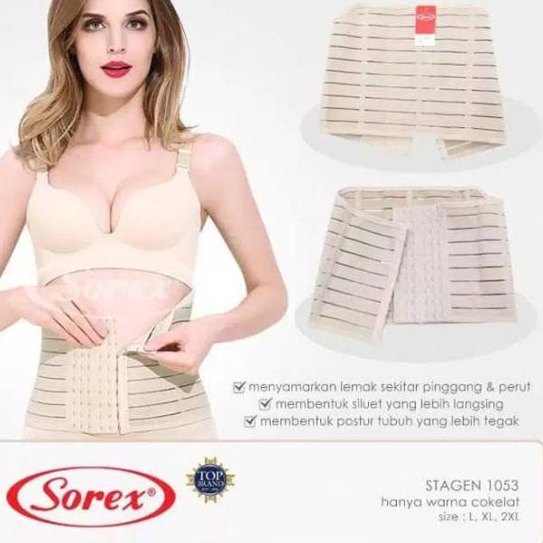 Miliki Juga SOREX Stagen Korset Pelangsing 1053 Korset Kancing Kait Original 88