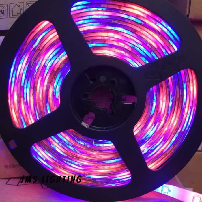 LAMPU LED STRIP RGB &amp; RGBW 3528 2835 ip 44 WARNA WARNI RUNNING lampu led strip pita DEKORASI IP44 SUDAH TERMASUK REMOT