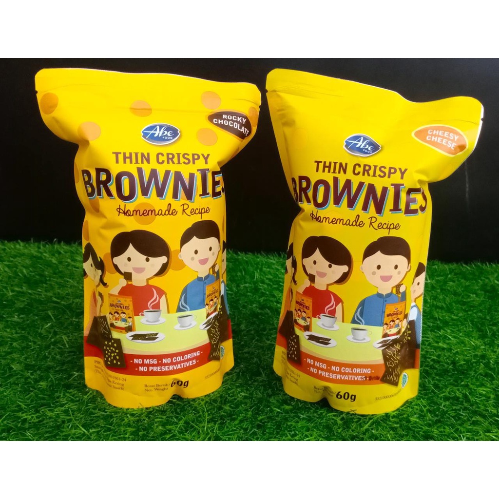 Snack Anak - ABE FOOD Thin Crispy Brownies 60g