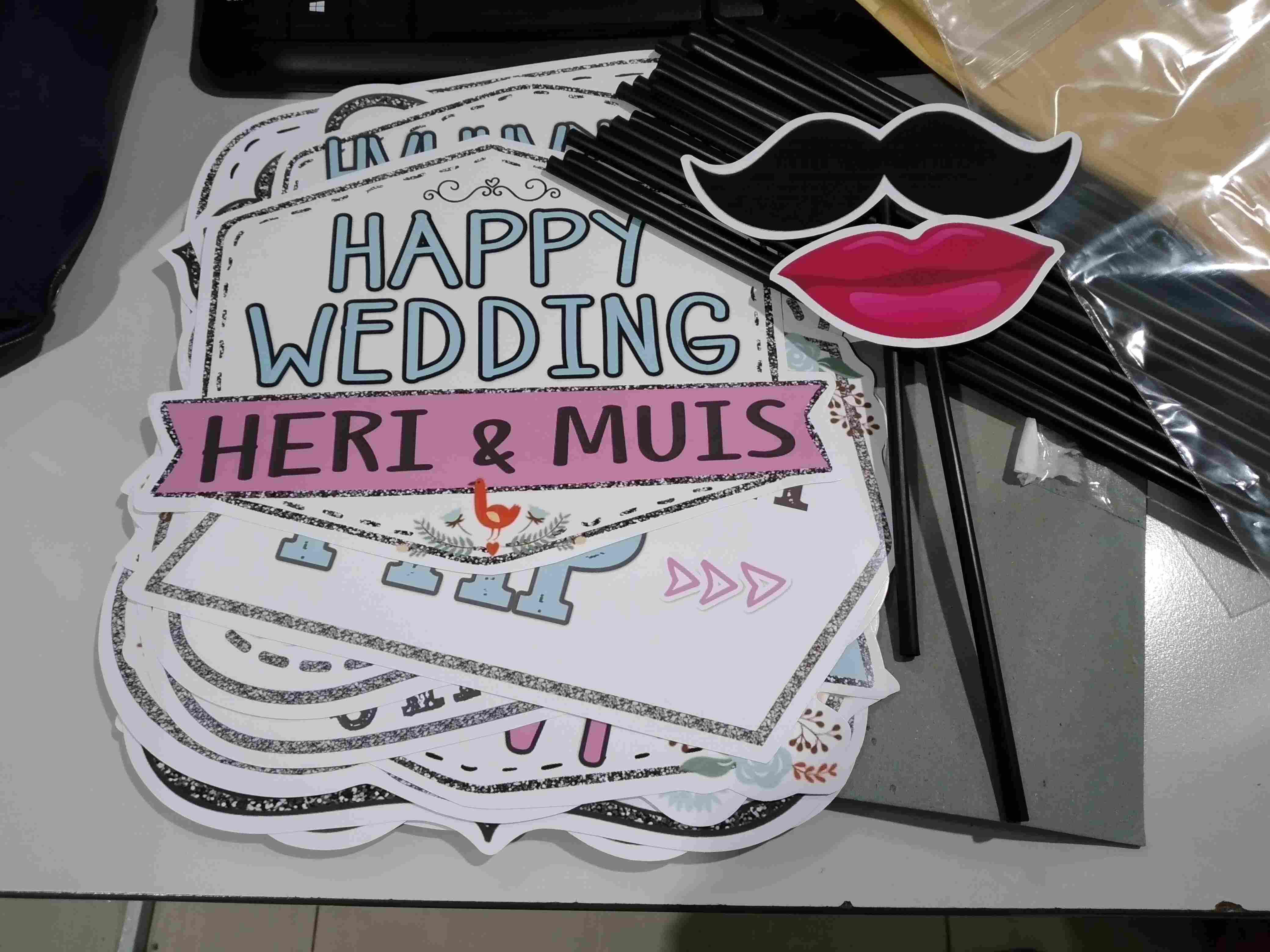 Wedding Shabby 20pcs Fun Props Photobooth Aksesoris Foto Dekorasi Souvenir Pesta Photo Props