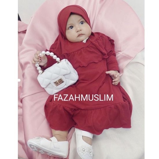 Gamis bayi perempuan newborn akikah aqiqah baby baju muslim