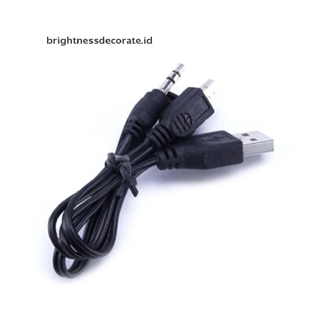 Kabel Audio Usb 2.0 To Mini Usb Male To 3.5mm Untuk Handphone