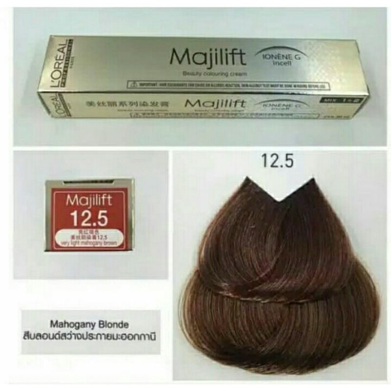 Cat Rambut Loreal 50ml Majirel /Majifashion No 12.5