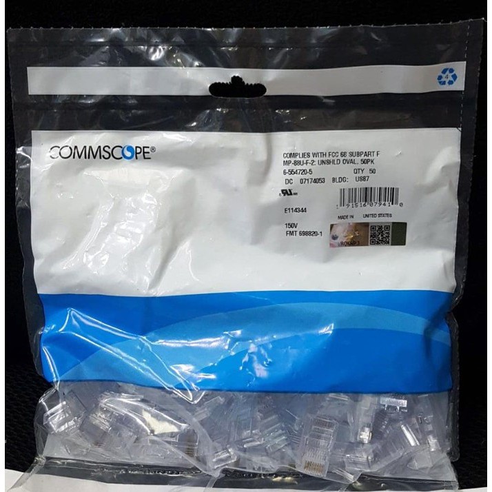 RJ45 AMP / RJ45 Commscope Cat 5