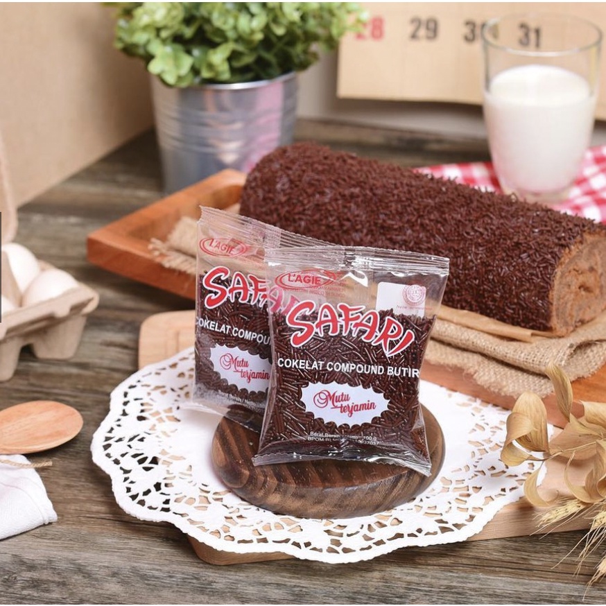 

Lagie Safari Coklat Meses 100gr - Coklat Meises Compound Butir