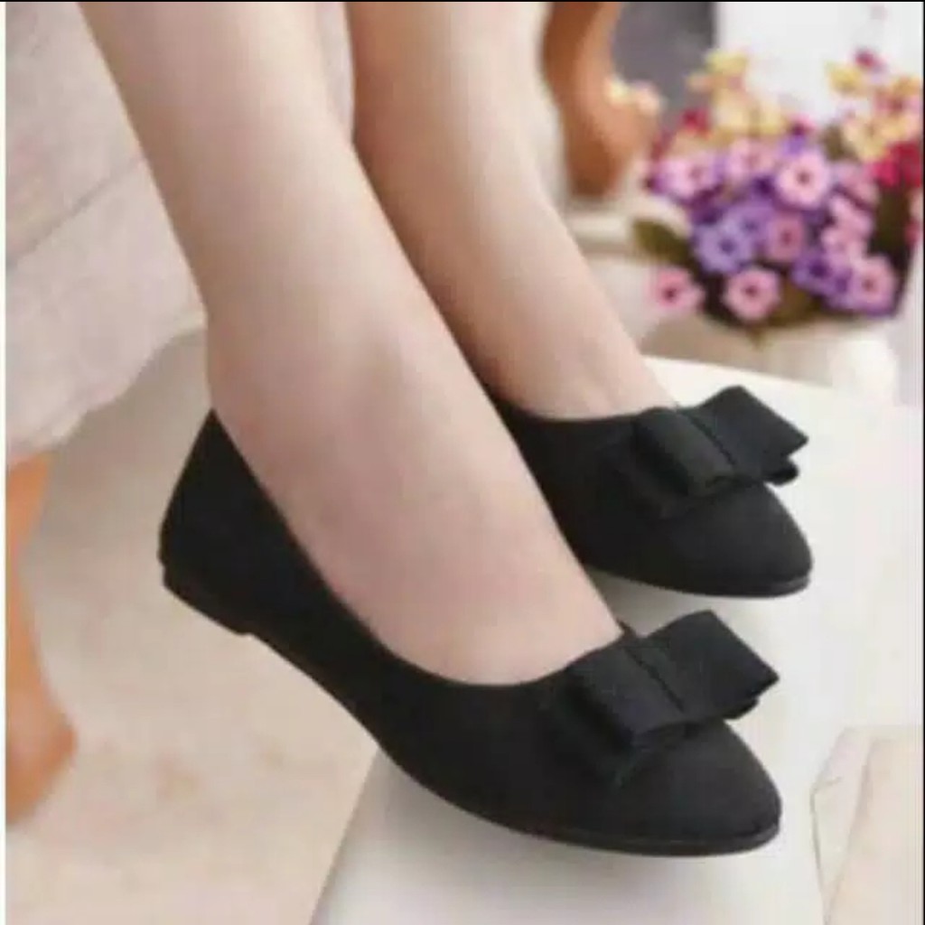 L_vano - Sepatu Balet Wanita | Flat Shoes Wanita Pita tumpuk FS07
