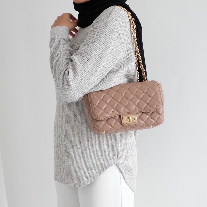 Sling Bag FLICKA V2 SMALL TAUPE