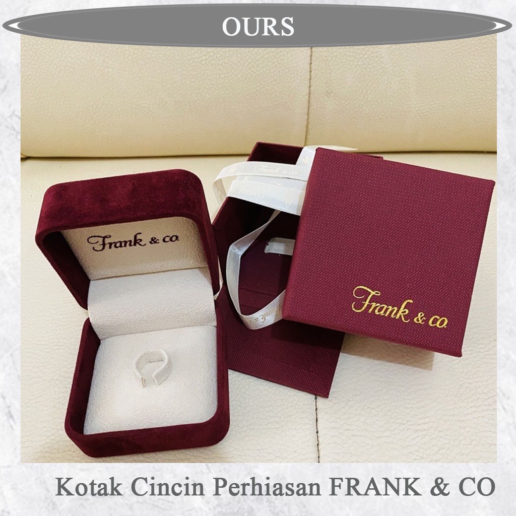 KOTAK CINCIN PERHIASAN FRANK N CO Kotak bludru