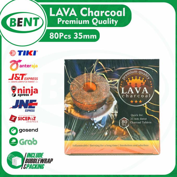 

Lava Charcoal 35 mm 80 Pcs (Arang Magic)