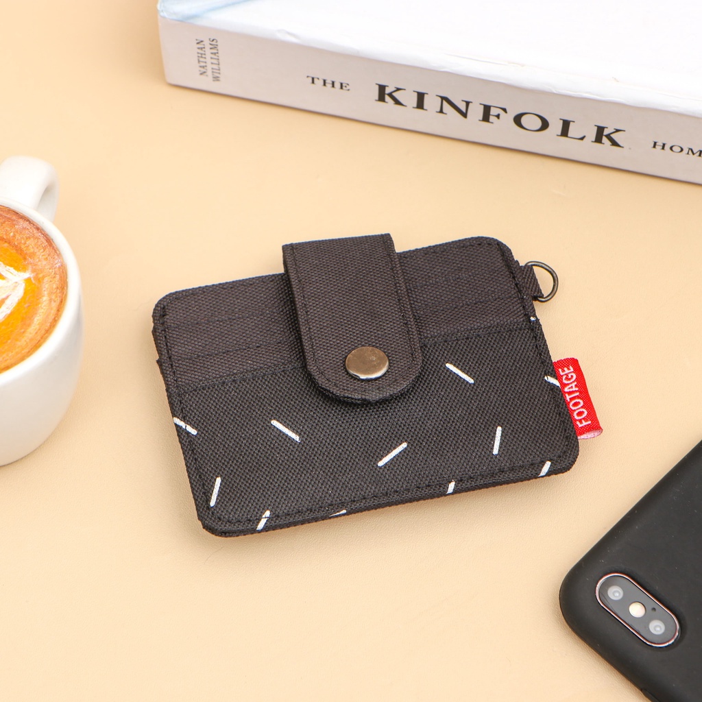 Card Holder Kalung Gantung Dompet Kartu Tipis dan Uang Pria Wanita Simple Hanging Wallet Februari Series