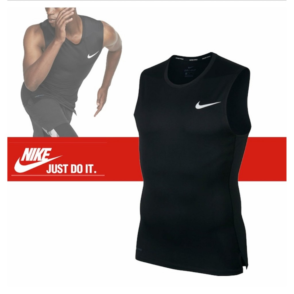 Nike Men's Pro Sleeveless Top Dri-Fit Black BV5601-010 Original 100%