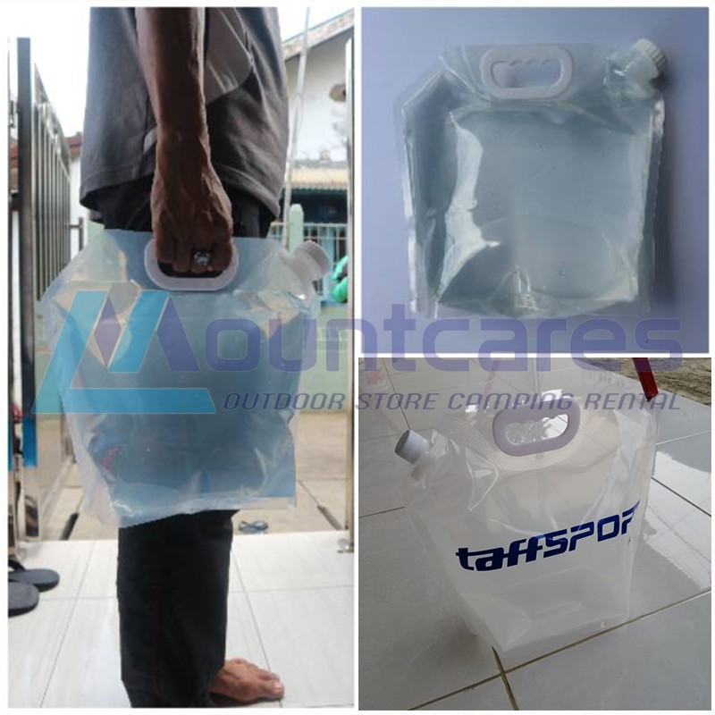 Jerigen Lipat 5L Taff Sport  - Jurigen Lipat 5L - Water Tank Portable 5L - Kantong Air Lipat