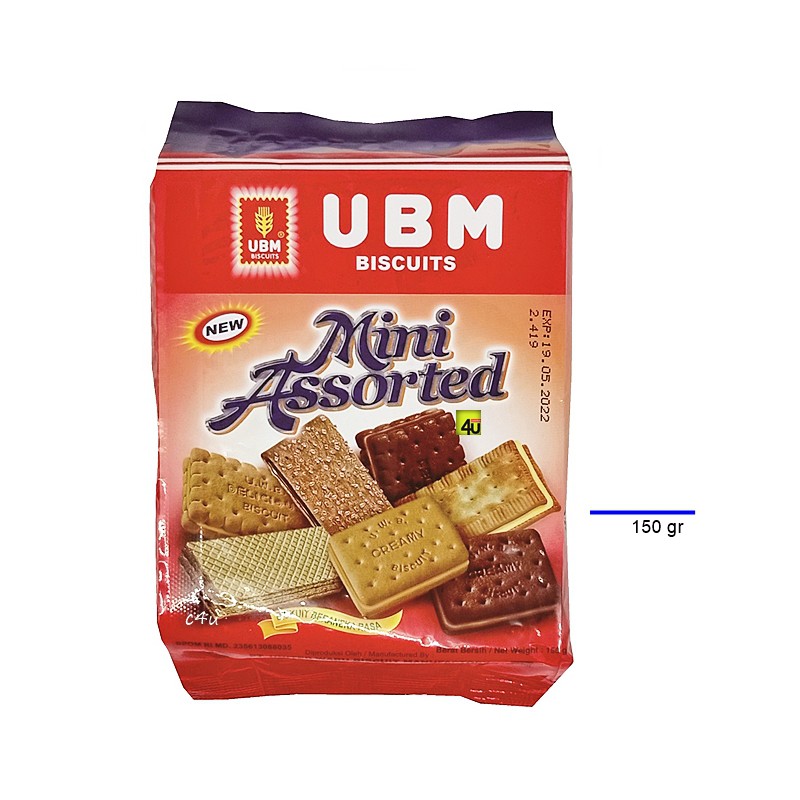 

UBM Mini Assorted Biscuits - 150 gr