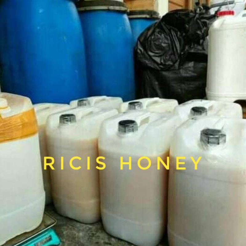 [[ 5 kg ]] Madu murni Madu multiflora madu multi flora Madu kaliandra Madu hitam pahit Madu randu Madu hutan Madu asli raw honey madu lebah melifera madu asli