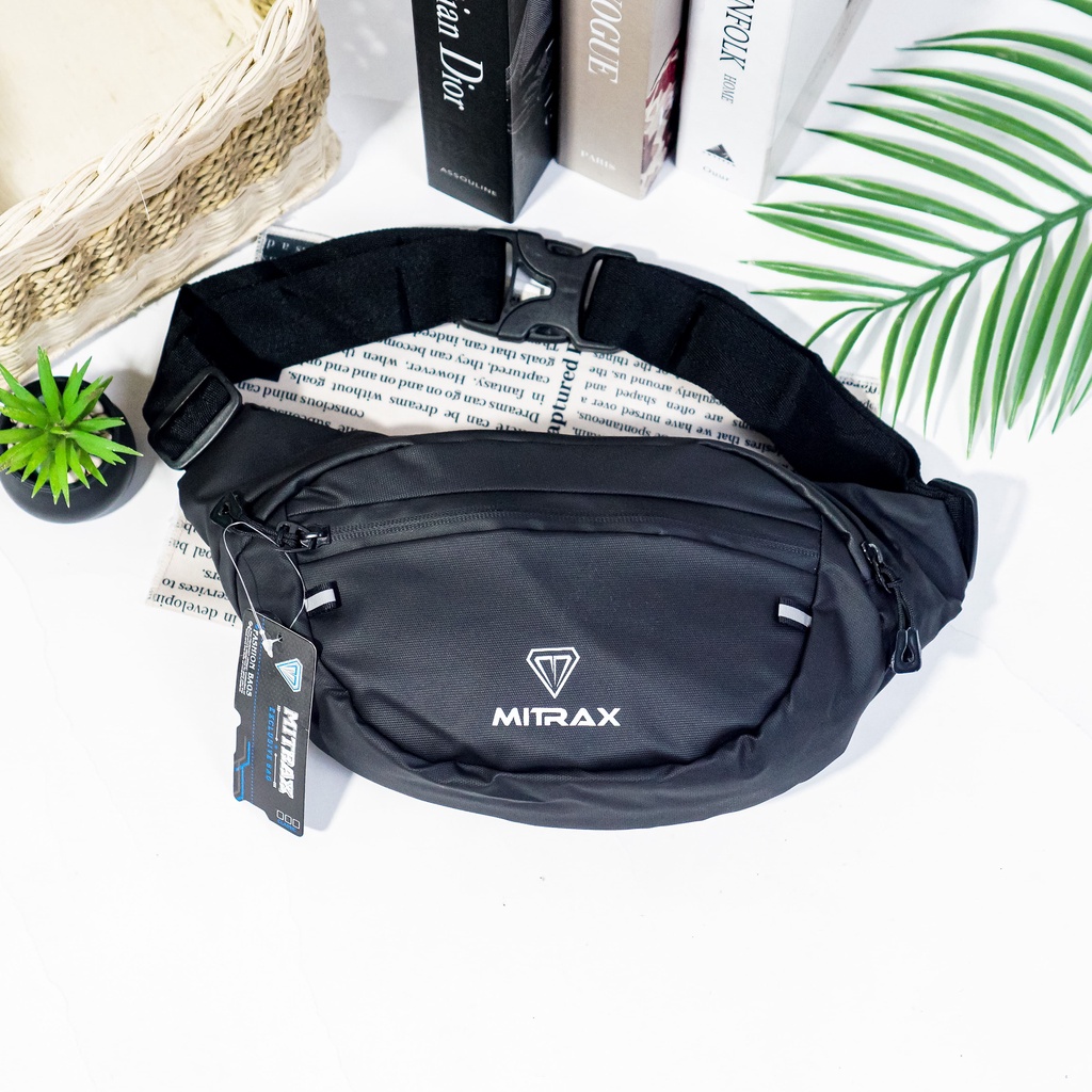 Waist Bag Mitrax Kaerus Bahan Bimo Anti Cipratan Air! Tas Pinggang Pria dan Wanita!