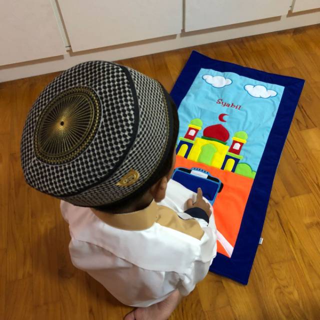 Sajadah Anak Karakter | Sajadah Bordir | Sajadah Custom Nama | Sajadah Anak Lucu | Sajadah Unik