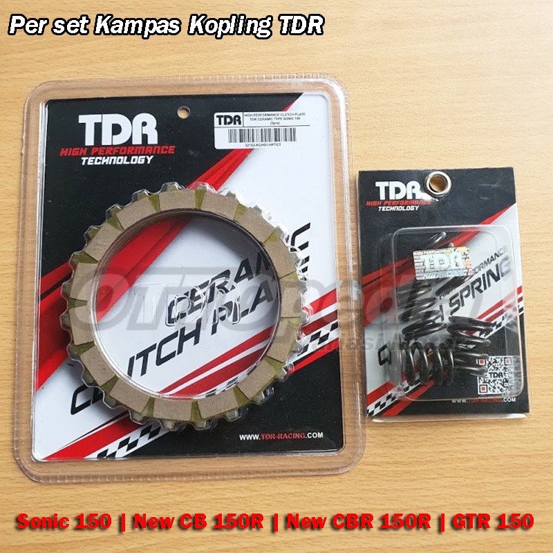 Paket Per + Kampas Kopling Pir Clutch Plat Ceramic TDR  Ori Sonic 150 / New CBR 150R K45G K45N All N