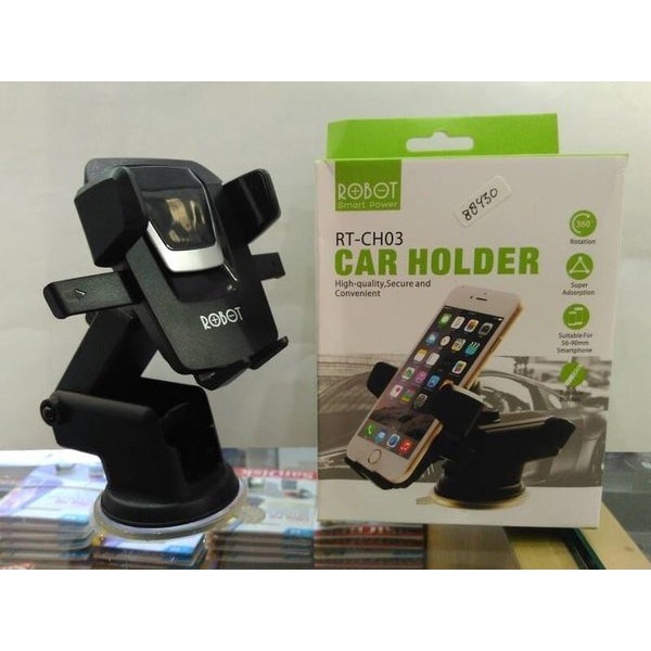 Robot RTCH03 Car Holder HP Bisa Di Dashboard Dan Kaca