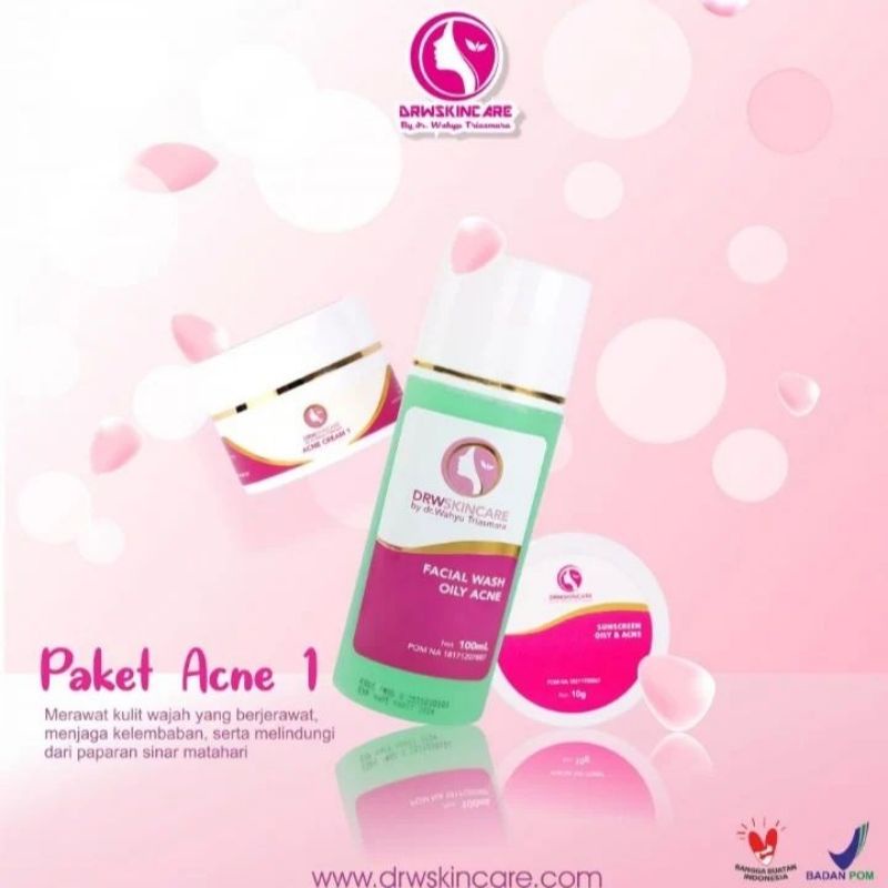 DRW SKINCARE Paket Acne Cream 1,2,3