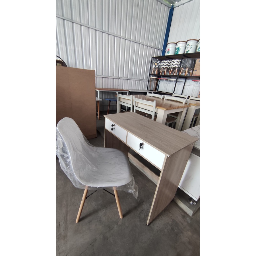 Meja Belajar + Kursi Minimalis