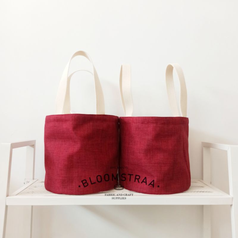 [BURNET] Tas Hampers Bucket Bag Canvas Souvenir Bags Kanvas Jepang