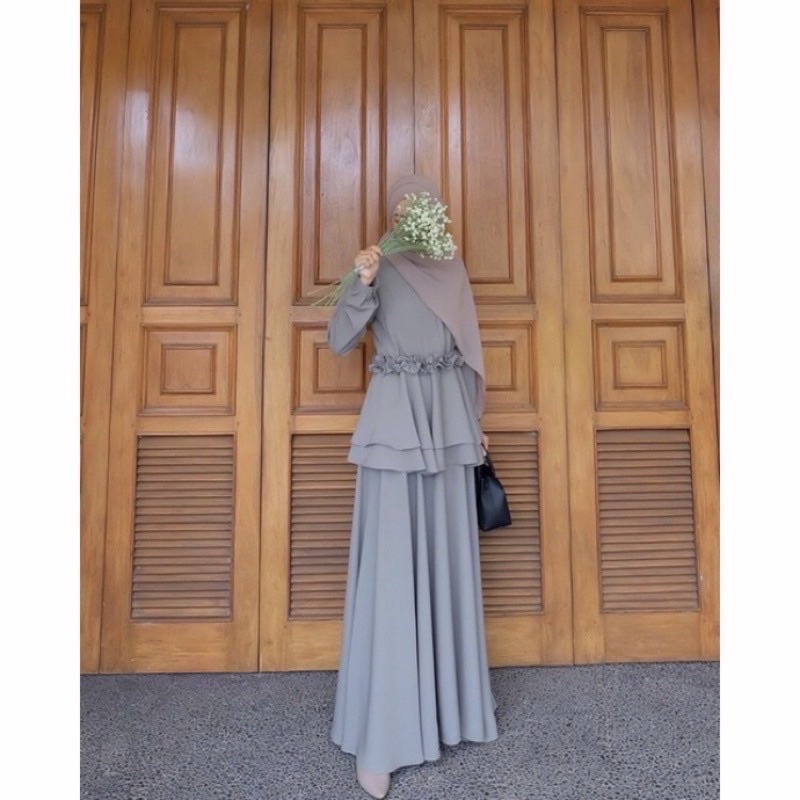 BEFAST - ZGW OOTD Wanita Setelan AIMA / Set Aryana / Setelan Muslimah / Setelan Kekinian ABG / Fashion Wanita Muslimah / Setelan Polos Casual / Set Kondangan / Keluaran Terbaru 2022 / Setelan Modern