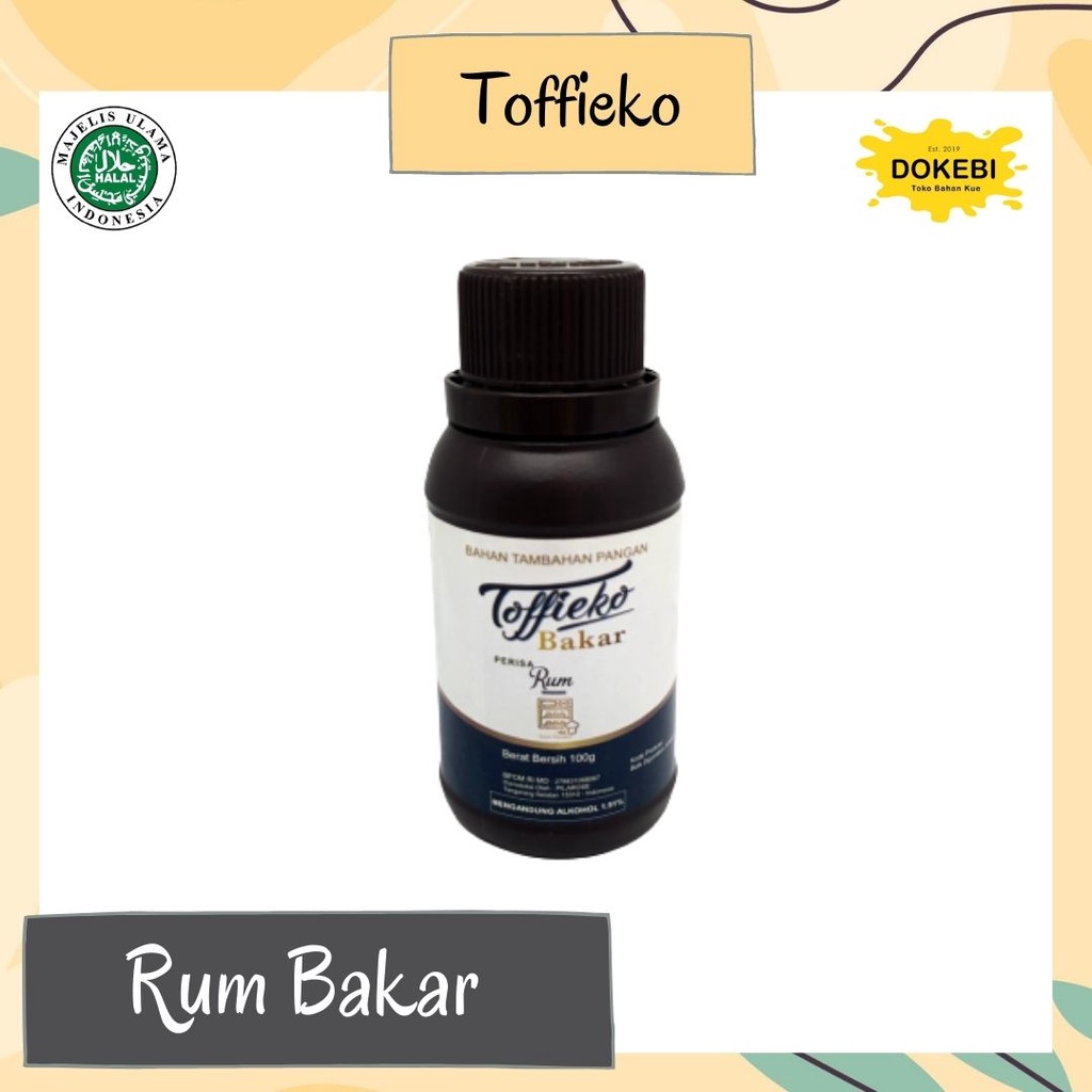 

TOFFIECO RUM BAKAR 100ML - TOFIECO RHUM PERISA BAKAR - TOFFIEKO PENGHILANG BAU AMIS TELUR