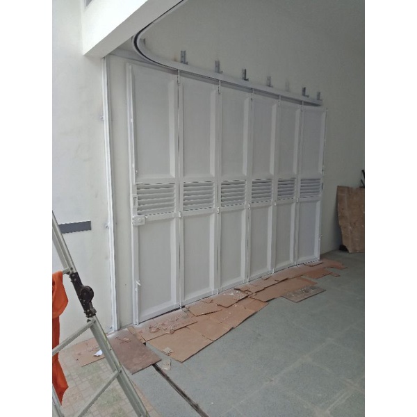 pintu garasi pintu warung pintu toko plat besi handerson