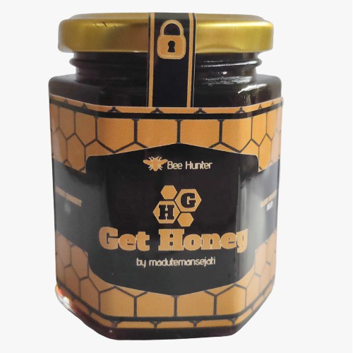 GET HONEY - Madu Kaliandra Madu Alami Asli 100%  FREE Sendok Kayu Madu (Aren)